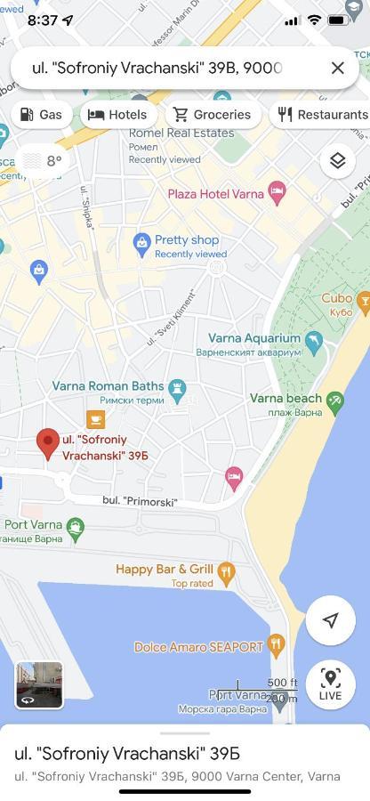 New Luxury Furnished Apartment - Beach, Varna Center & Fast Wi-Fi Exteriör bild